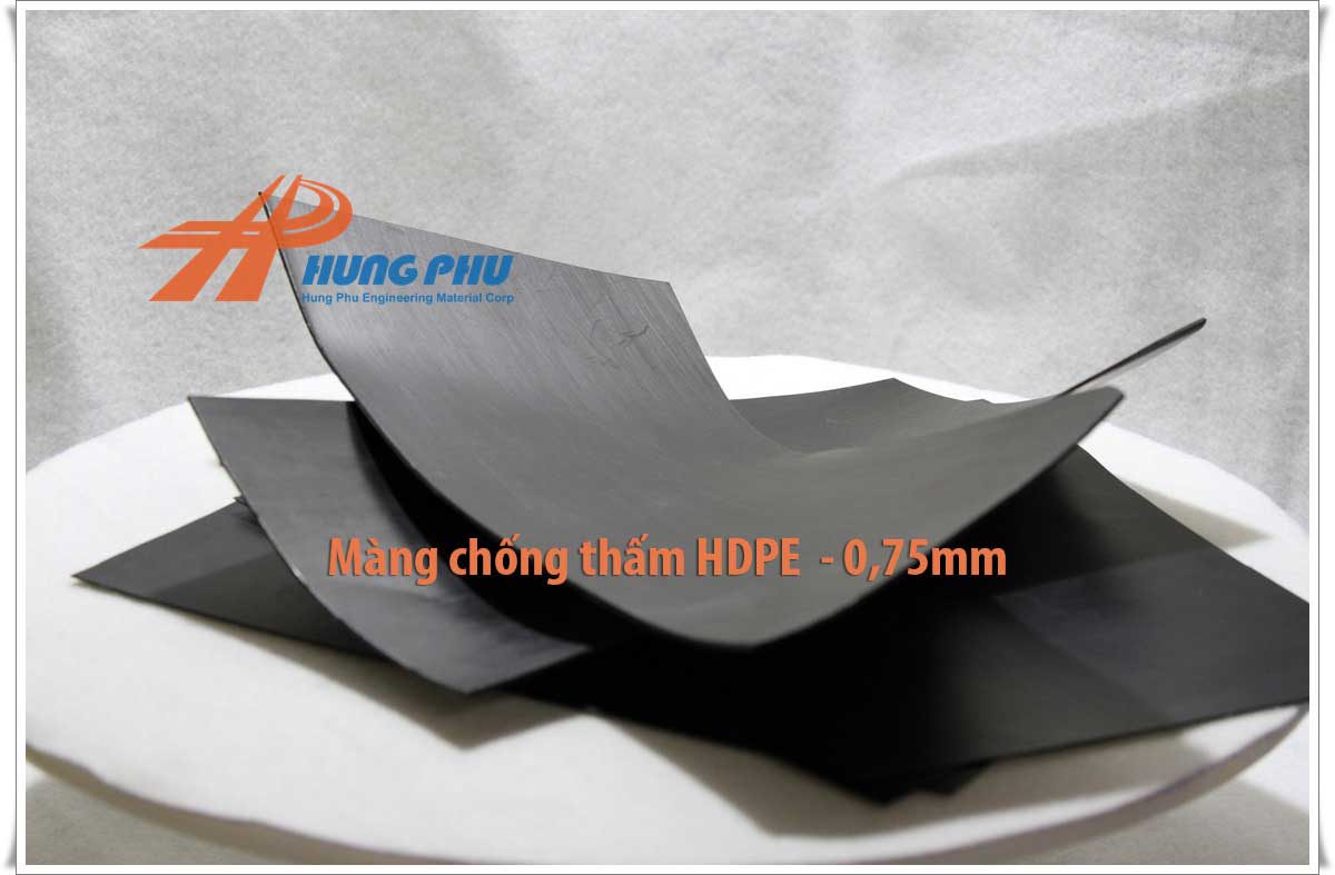 giá màng chống thấm HDPE dày 0.75 mm