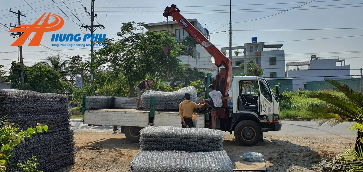 Lưới rọ đá trong công tác chống xói mòn và chỉnh trị dòng sông suối và cửa biển