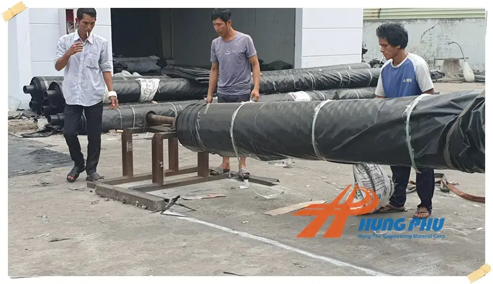 Báo giá màng chống thấm HDPE dày 2mm | Máy hàn bạt HDPE Weldy giá rẻ