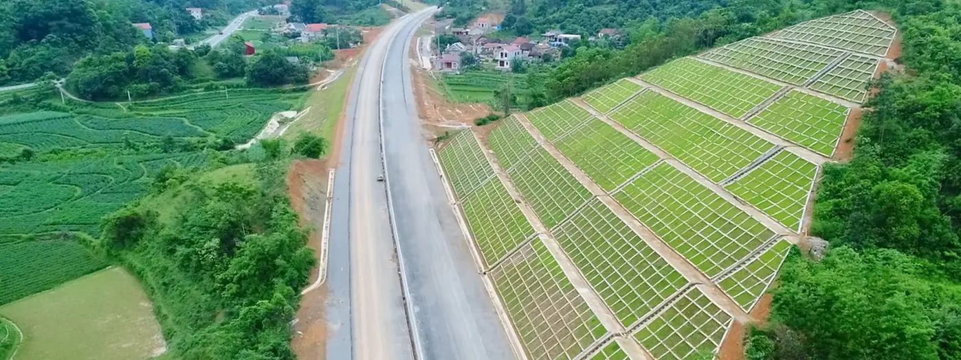 Vải địa kỹ thuật cốt sợi thủy tinh - Giải pháp hiện đại cho công trình bền vững